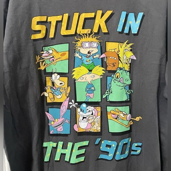Nickelodeon Stuck In the 90s t shirt - Picture 2 of 4